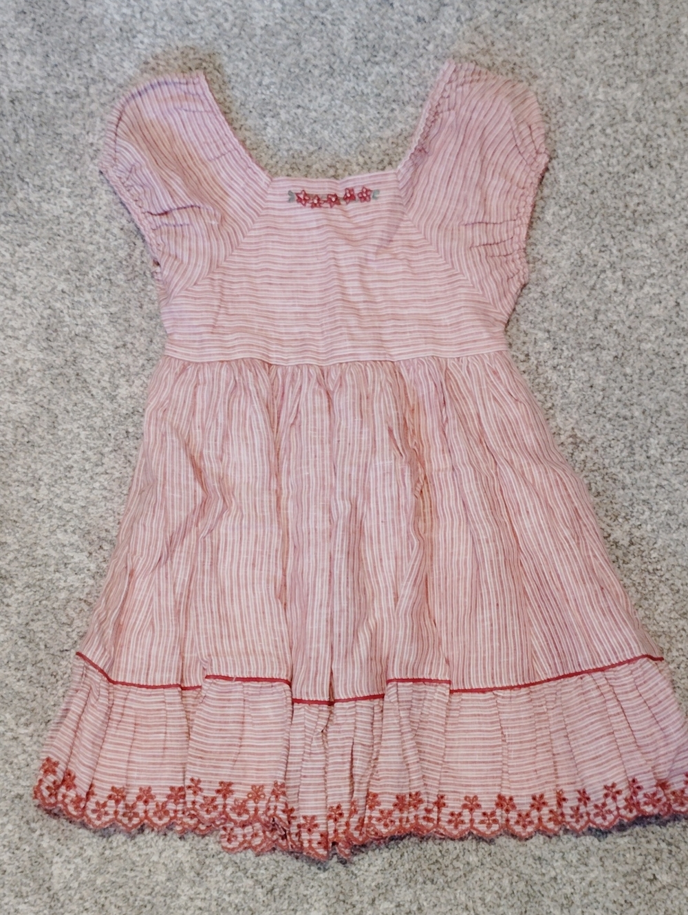 Well Dressed Wolf Poinsettia Peppermint Dress
